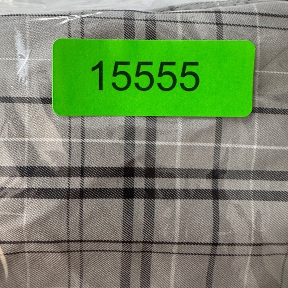 Haggar‎ Men's Performance Casual Plaid Golf Walking Shorts Silver/Gray 38 - Picture 14 of 14